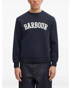 Barbour Northumberland Logo Crew-Neck Sweatshirt - Blue
