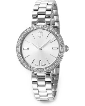 Swarovski Cetra Crystal-Embellished 30Mm Watch - White