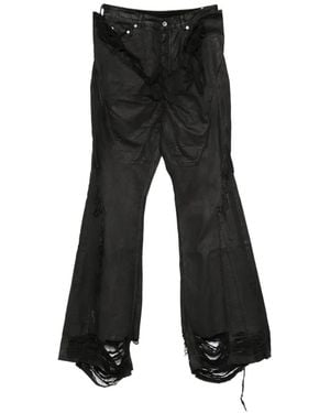 Rick Owens Jean À Bords Francs - Black
