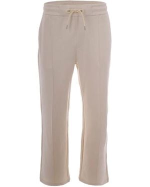 BOSS Logo-Tag Drawstring Track Pants - Natural