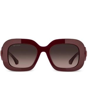 Etro Oval-Frame Sunglasses - Purple