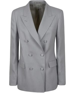 Tagliatore Double-Breasted Blazer - Gray