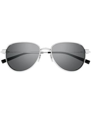 Saint Laurent Pilot-frame Sunglasses - Grey