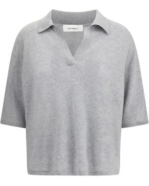 Lisa Yang Neela Cashmere Top - Gray