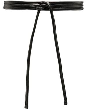 FURLING BY GIANI Filona Tied-Waist Belt - Black