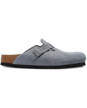 Birkenstock Boston Buckle-Strap Clogs - White
