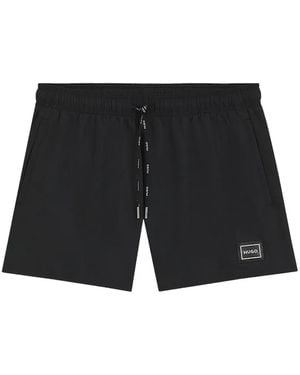 HUGO Dodo Drawstring Swim Shorts - Black