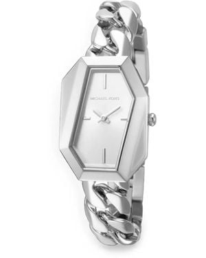 Michael Kors Mini Suri Curb-Link 24Mm Watch - White