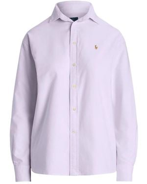 Polo Ralph Lauren Polo Pony オックスフォードシャツ - パープル