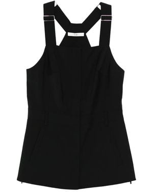 Tibi Overall Top - Black