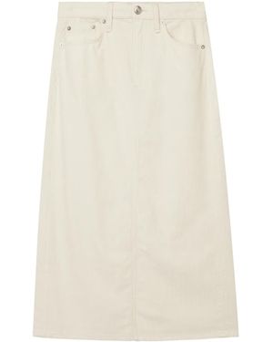 Rag & Bone Jupe En Velours Côtelé - Neutre