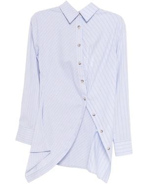 ANDERSSON BELL Twist Stripe Shirts - Blue
