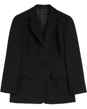 Jil Sander Long-Sleeves Blazer - Black