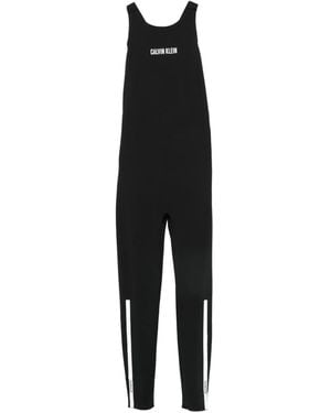 Calvin Klein Combinaison À Logo Imprimé - Noir