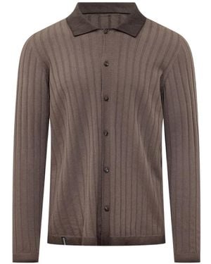 AROVESCIO Camisa De Canalé - Marrón
