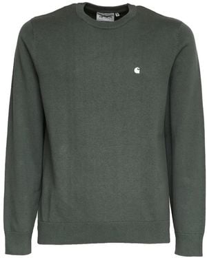 Carhartt Madison Logo-Embroidered Jumper - Green