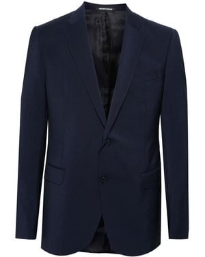 Emporio Armani シングルジャケット - ブルー