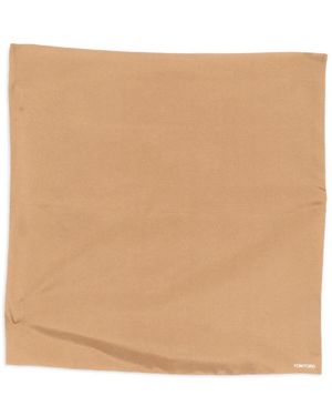 Tom Ford Foulard En Soie - Natural