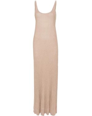 Max Mara Pianoforte Ritmo Dress - Natural