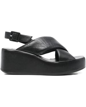 Högl 72Mm Criss-Cross Platform Sandals - Black