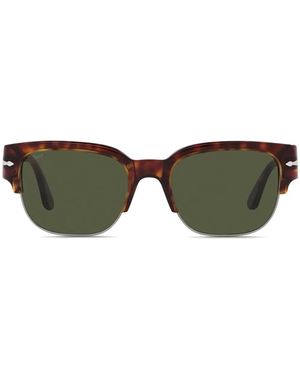 Persol Geometric-Frame Sunglasses - Brown
