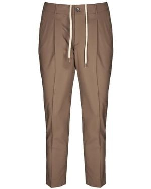 BE ABLE Pleated Trousers - Brown