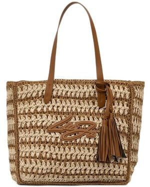 Liu Jo Medium Quilted Tote Bag - Natural