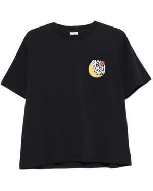 Sky High Farm Round-Neck T-Shirt - Blue