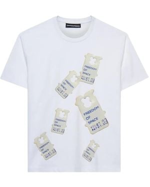 FREEDOM OF SPACE Freedom Locker T-Shirt - White