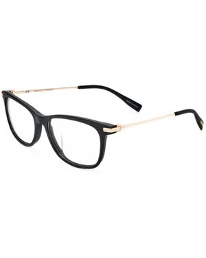 Trussardi Logo-Plaque Square-Frame Glasses - White