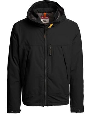 Parajumpers Hooded Zip-Fastening Jacket - Black