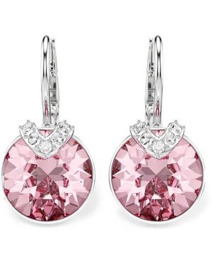Swarovski Pendientes Bella V - Rosa