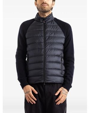 Moncler Quilted Panelled Jacket - Grey