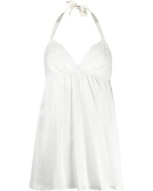 Gilda & Pearl Grace Silk Babydoll - White