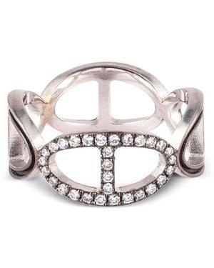 Sylva & Cie Ring Mit Diamanten - Weiß