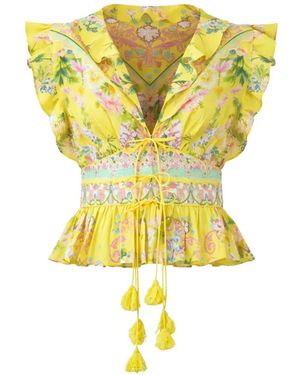 CAMILLA Lady Limonada Blouse - Yellow