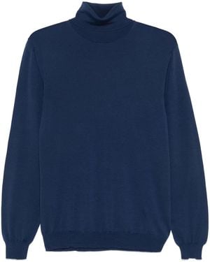 Zanone タートルネック セーター - ブルー
