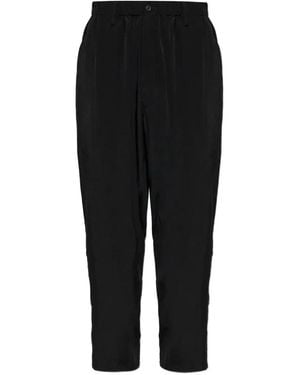 Yohji Yamamoto Straight-Leg Trousers - Black