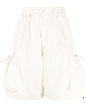 FIVE CM Elasticated-Waist Cargo Shorts - White