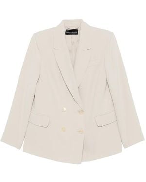 Pennyblack Double-Breasted Pocket Jacket - White