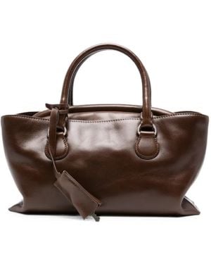 OSOI Mini Brot Leather Tote Bag - Brown