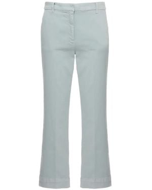 Marella Mlsmaesta Logo-Patch Pants - Blue