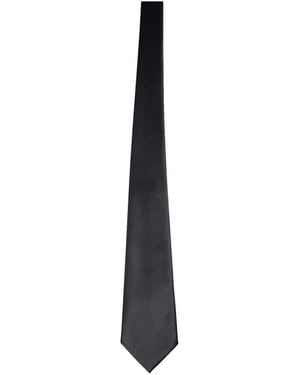 Tagliatore Satin-Effect Tie - White