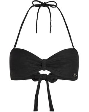 Karl Lagerfeld Top Bikini A Fascia - Nero