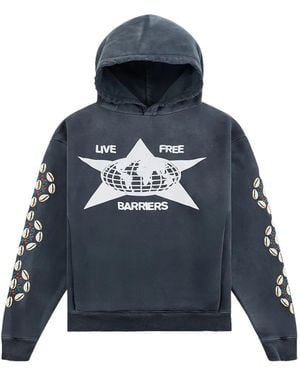 Barriers Cowrie Shell Hoodie - Blue
