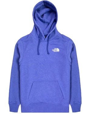 The North Face Logo-Print Hoodie - Blue