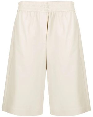 Brunello Cucinelli Wide-Leg Bermuda Shorts - Natural