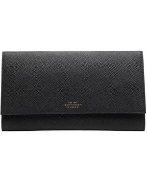Smythson Portefeuille Marshall - Noir