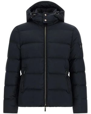 Moorer Brett Quilted Padded Jacket - Blue