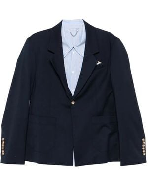 Charles Jeffrey Pocket '5 Minutes Early' Jacket - Blue